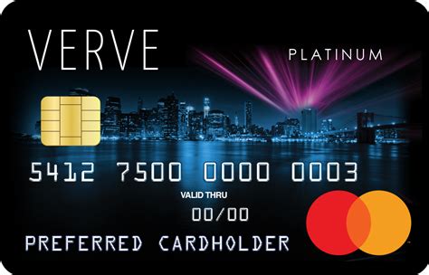verve credit card account.
